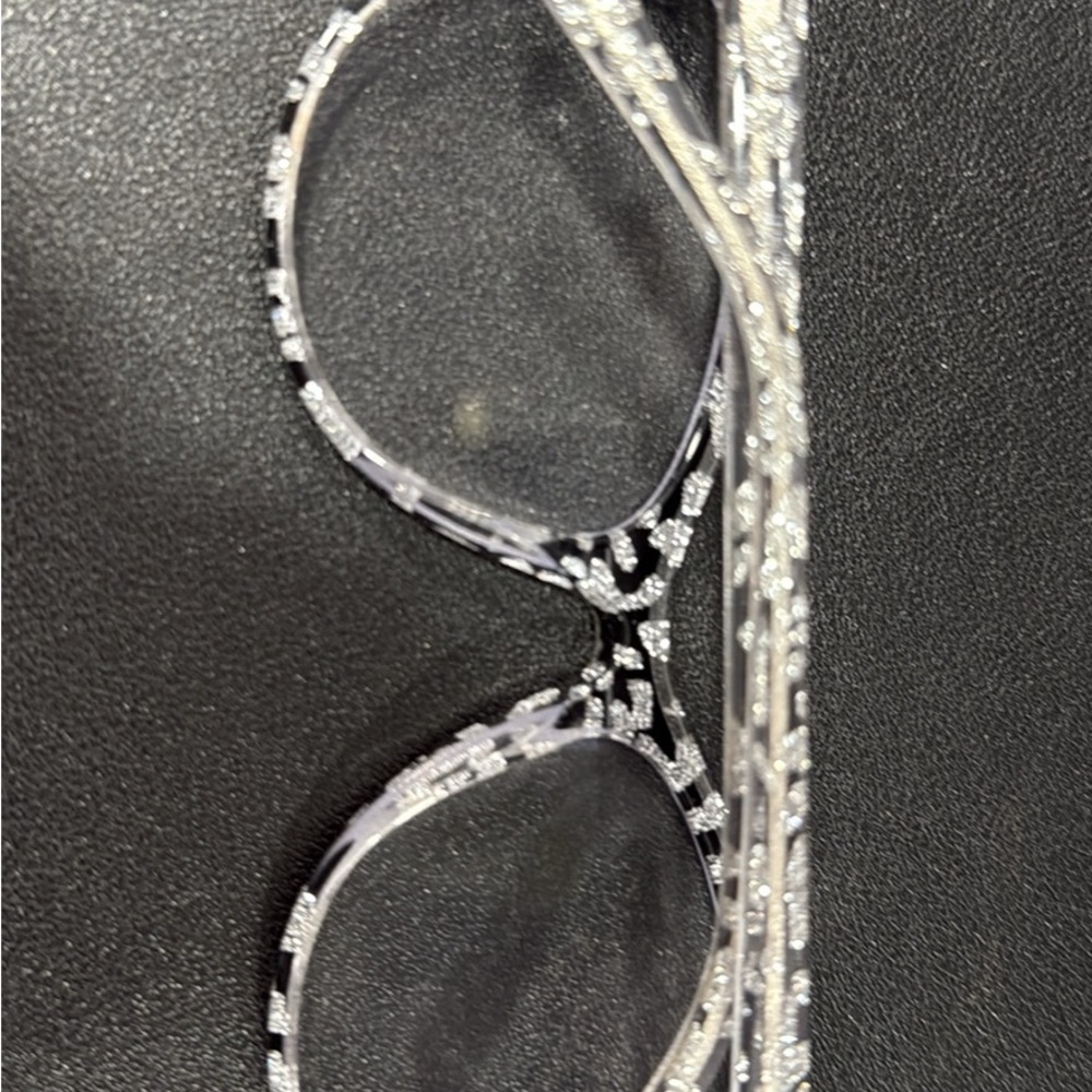 Elegant Silver Women's Glasses- BeBe